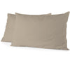 Set 2 federe - HOME LINGE PASSION - HP72091 - Microfibra 82 g - 50 x 70 cm - Beige