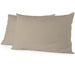 Set 2 federe - HOME LINGE PASSION - HP72091 - Microfibra 82 g - 50 x 70 cm - Beige