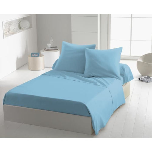 Lenzuolo sopra - HOME LINGE PASSION - HP72102 - Microfibra 82 g - 180 x 290 cm - Azzurro cielo