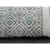Copripiumino in microfibra ETHNO 220x240cm e 2 federe 63x63cm Duck Blue