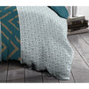 Copripiumino in microfibra ETHNO 220x240cm e 2 federe 63x63cm Duck Blue