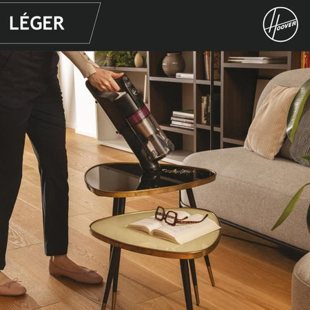 Aspirapolvere senza fili Hoover HF1 Plus con tubo flessibile HF1P10HX - Leggero e potente con modalità Turbo - Spazzola LED anti-torsione