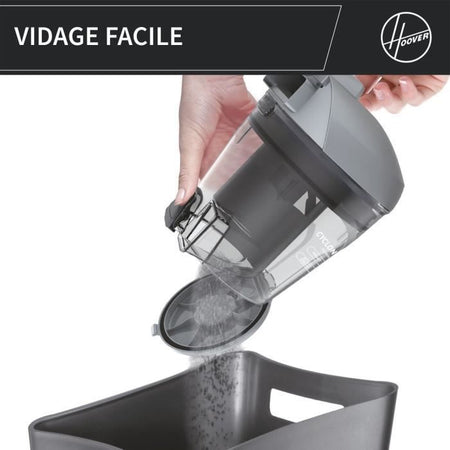 Aspirapolvere senza sacco - HOOVER - HP320PET - 850 W - 2 L - 75 dBA - Speciale per animali