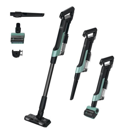 Scopa senza fili - HOOVER HF201P - Ultraleggera, potente 50AW, turbospazzola speciale per animali domestici, tecnologia ultra compatta x3