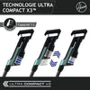 Scopa senza fili - HOOVER HF201P - Ultraleggera, potente 50AW, turbospazzola speciale per animali domestici, tecnologia ultra compatta x3