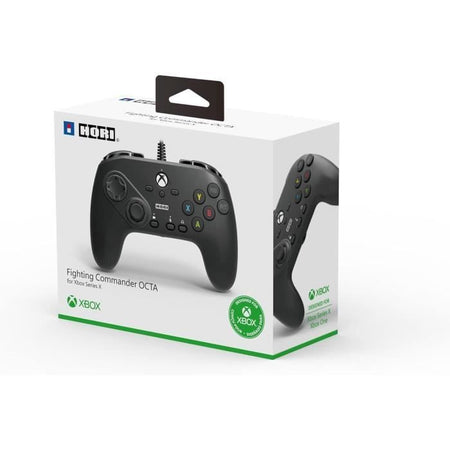 Gamepad - PC y Xbox Series XS - HORI - Fighting Commander Octa - Con cable - Negro