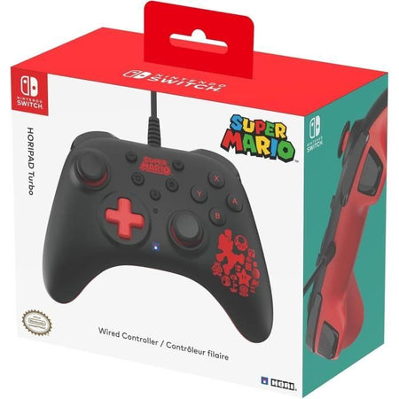Controller cablato - Horipad Turbo - Mario-Accessori-SWITCH