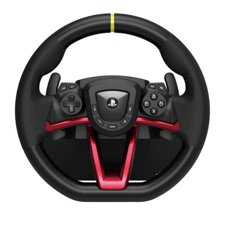 Volante da corsa - HORI - Apex - Wireless - Compatibile con PS5/PS4/PC - Nero e rosso