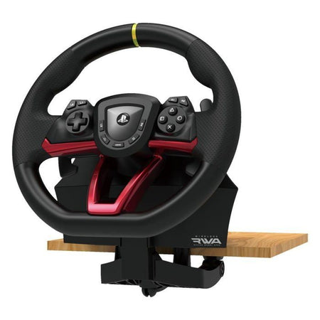 Volante da corsa - HORI - Apex - Wireless - Compatibile con PS5/PS4/PC - Nero e rosso