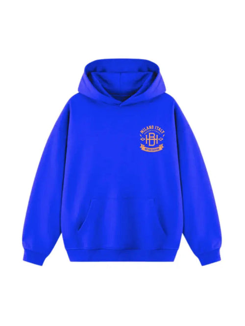 HORDA Felpa Streetwear 380g – Fit Boxy e Tessuto Italiano Premium - Basic College Horda Brand Streetwear