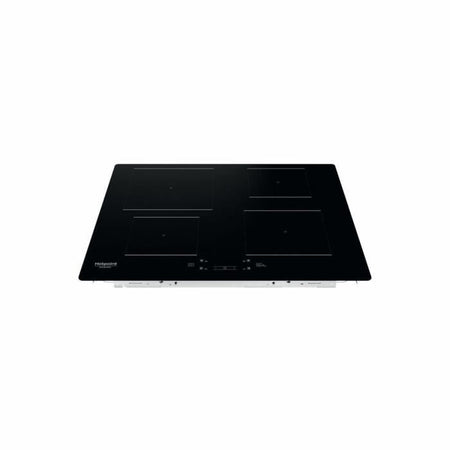 HOTPOINT - HQ5660SNE - Piano cottura a induzione - 4 fuochi - 7200W - L60 cm - Rivestimento in vetro nero