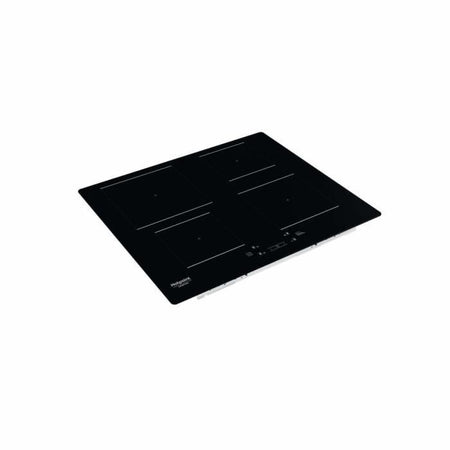 HOTPOINT - HQ5660SNE - Piano cottura a induzione - 4 fuochi - 7200W - L60 cm - Rivestimento in vetro nero