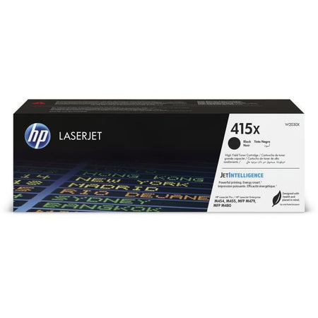 Cartuccia toner nero ad alta capacità originale HP 415X per stampanti HP LaserJet Pro M454/M479