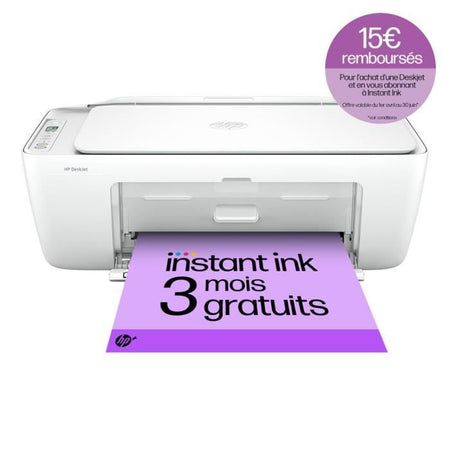 Stampante All-in-One a getto d'inchiostro a colori HP DeskJet 2810e - 3 mesi di inchiostro istantaneo inclusi con HP+