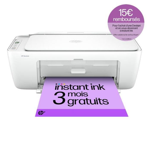 Stampante All-in-One a getto d'inchiostro a colori HP DeskJet 2810e - 3 mesi di inchiostro istantaneo inclusi con HP+