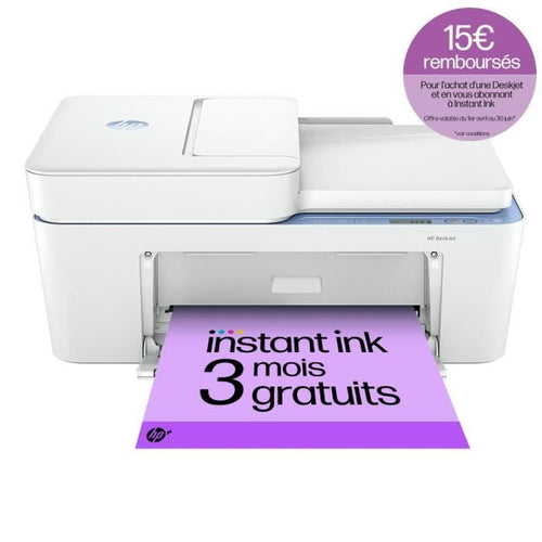 Stampante All-in-One HP Deskjet 4222e Color Inkjet Copy Scan - 3 mesi di inchiostro istantaneo inclusi con HP+