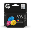Cartuccia d'inchiostro originale in tricromia HP 308 (7FP20UE) per HP Envy 6110, 6120, 6130, 6520, 6530