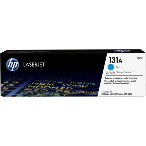 Cartuccia toner ciano originale LaserJet HP 131A (CF211A) per HP LaserJet Pro 200 colori M251 / M276