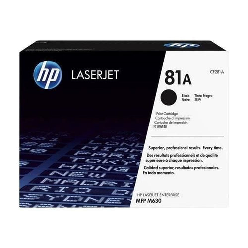 Cartuccia toner HP 81A - Nero - Capacità standard 10.500 pagine