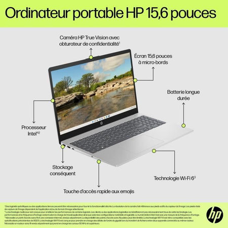 PC portatile HP 15-fd0127nf - Windows 11 - 15.6 FHD IPS - Core i5-1334U - 16 GB di RAM - 1 TB di spazio di archiviazione SSD - AZERTY