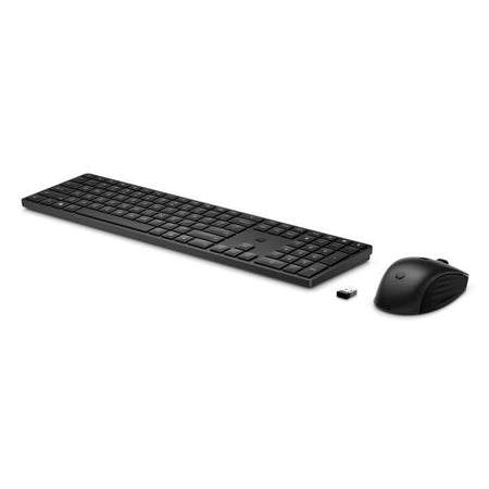 HP 650 - set tastiera e mouse - AZERTY francese - nero