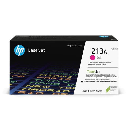 Cartuccia toner magenta originale HP 213A (W2133A) per HP LaserJet Enterprise 5700/6700/MFP 5800/6800/6801