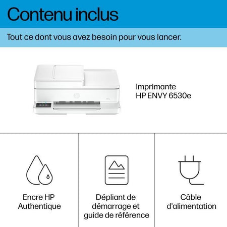Stampante multifunzione a getto d'inchiostro a colori HP Envy 6530e