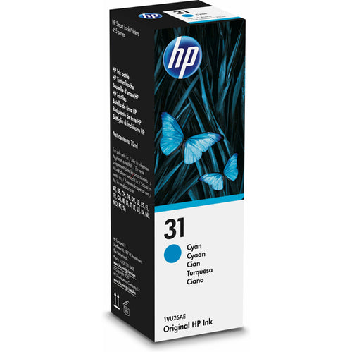 Hp Flacone Di Inchiostro Ciano Originale Hp 31 Da 70 Ml