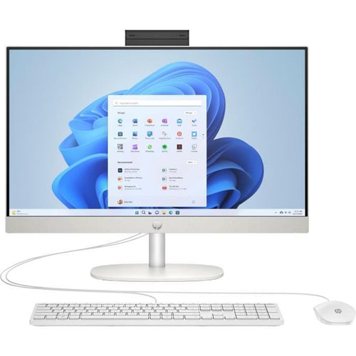 PC all-in-one HP 24-cr0069nf - 23,8 FHD - Core i3-N300 - 8 GB RAM - 512 GB storage - Windows 11 + tastiera e mouse cablati