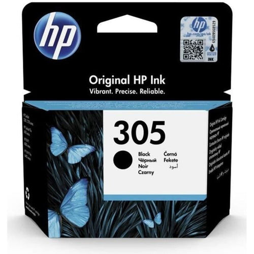 Cartuccia originale inchiostro nero HP 305 per HP DeskJet 2300/2700 / Plus 4100, ENVY 6000 / Pro 6400 (3YM61AE)