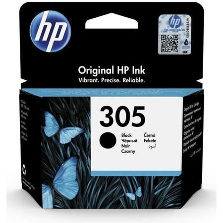 Cartuccia originale inchiostro nero HP 305 per HP DeskJet 2300/2700 / Plus 4100, ENVY 6000 / Pro 6400 (3YM61AE)
