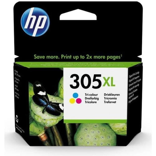 Cartuccia di inchiostro tricolore originale ad alta capacità HP 305XL per HP DeskJet 2300/2700 / Plus 4100, ENVY 6000 / Pro 6400 (3YM63AE)