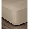 LOVELY HOME Lenzuolo con angoli 100% cotone 180x200x30 cm beige