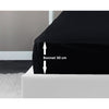 Coprimaterasso 180x200x30 nero