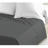 LOVELY HOME Lenzuolo piano 100% cotone 240x300 cm grigio scuro