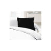 LOVELY HOME Set di 2 federe 100% cotone 63x63 cm - Nero