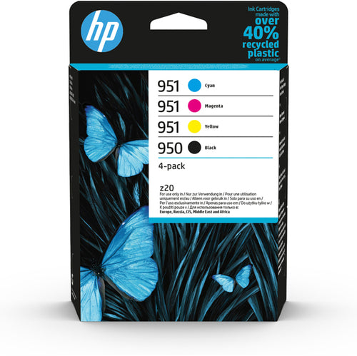 Hp Combo Pack 4 Cartucce Ink Officejet Hp 950 Nero 951 Ciano Mag Giallo