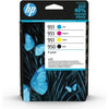Confezione da 4 cartucce originali di inchiostro nero / ciano / magenta / giallo HP 950/951 (C2P43AE) per stampanti HP OfficeJet Pro 8600