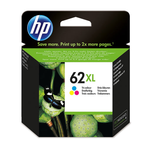 Cartuccia A Getto D'Inchiostro Hp N. 62Xl Tri-Color