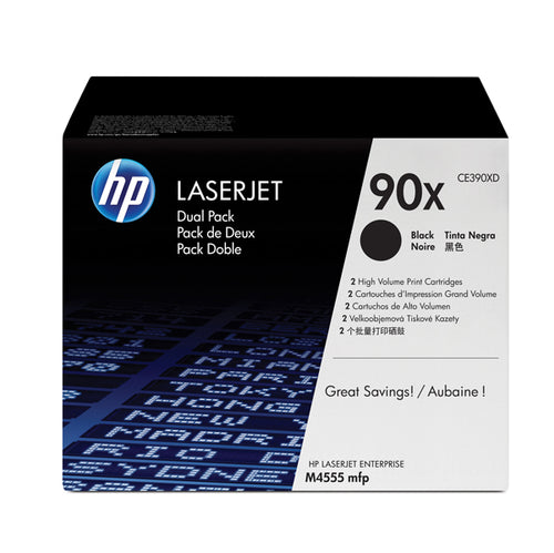 Scatola 2 Cartucce Di Stampa Hp Laserjet Nr. 90X
