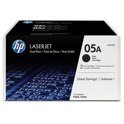 Scatola Di 2 Cartucce Di Stampa Hp Laserjet Hp Nr. 05A