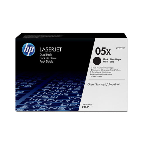 Confezione Di 2 Toner Nero Hp Laserjet Ce505X Laserjet 2055D