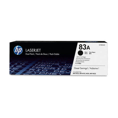 Confezione Di 2 Toner Hp 83A Nero