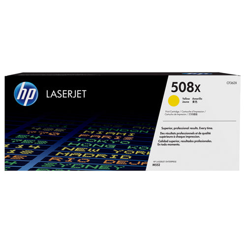 Hp 508X Toner Cartridge Giallo Laser Jet Serie M552/M553 Alta Capacita