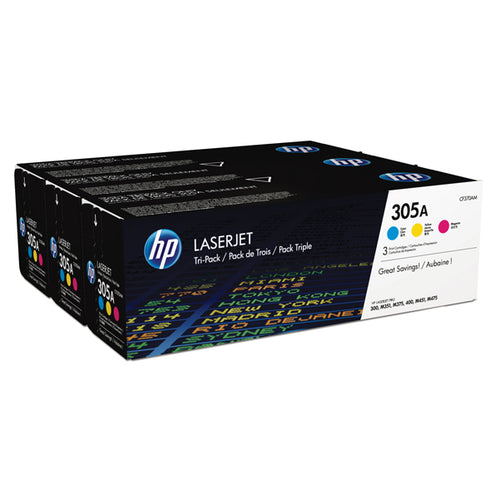 Scatola Multipack 3 Toner Colori Ciano/Mag/Giallo Hp Laserjet Nr.305