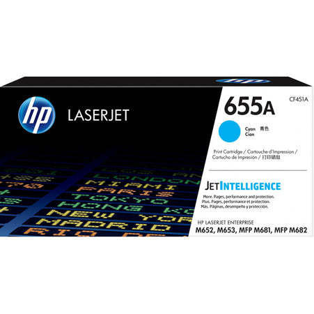 Toner Ciano Hp 655A Color Laserjet Enterprise Serie M652-M653-M681-M683
