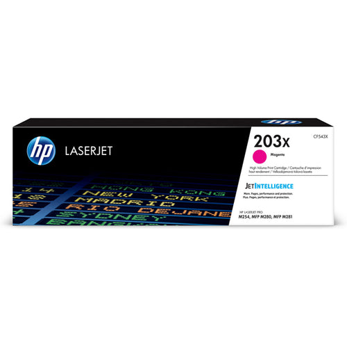 Cartuccia Toner Magenta Originale Ad Alta Capacita' Laserjet Hp 203X_2.500 Pag