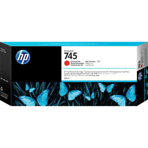 Cartuccia Inchiostro Rosso Cromatico Designjet Hp 745 300 Ml