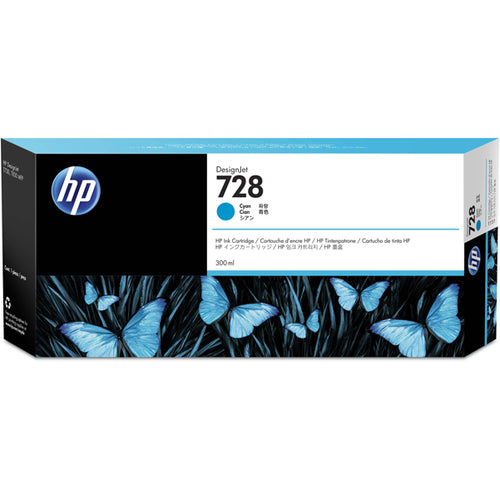 Hp728 300-Ml Ciano Ink Cart