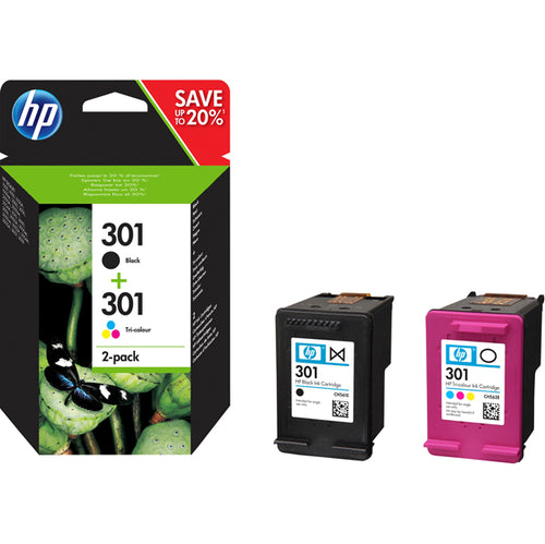 Hp 301 Ink Cartridge Combo 2-Pack (Nero+Colore